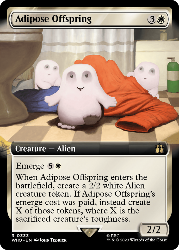 Magic: The Gathering - Adipose Offspring Foil - Doctor Who