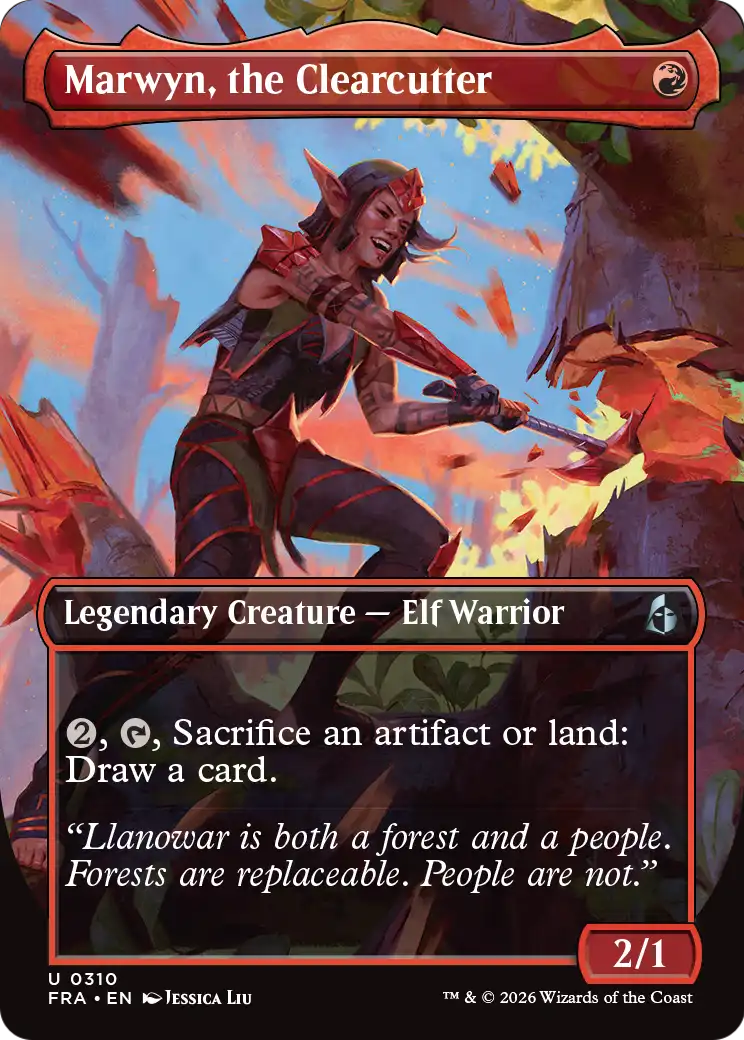 Magic: The Gathering - Marwyn, the Clearcutter Foil - Reality Fracture