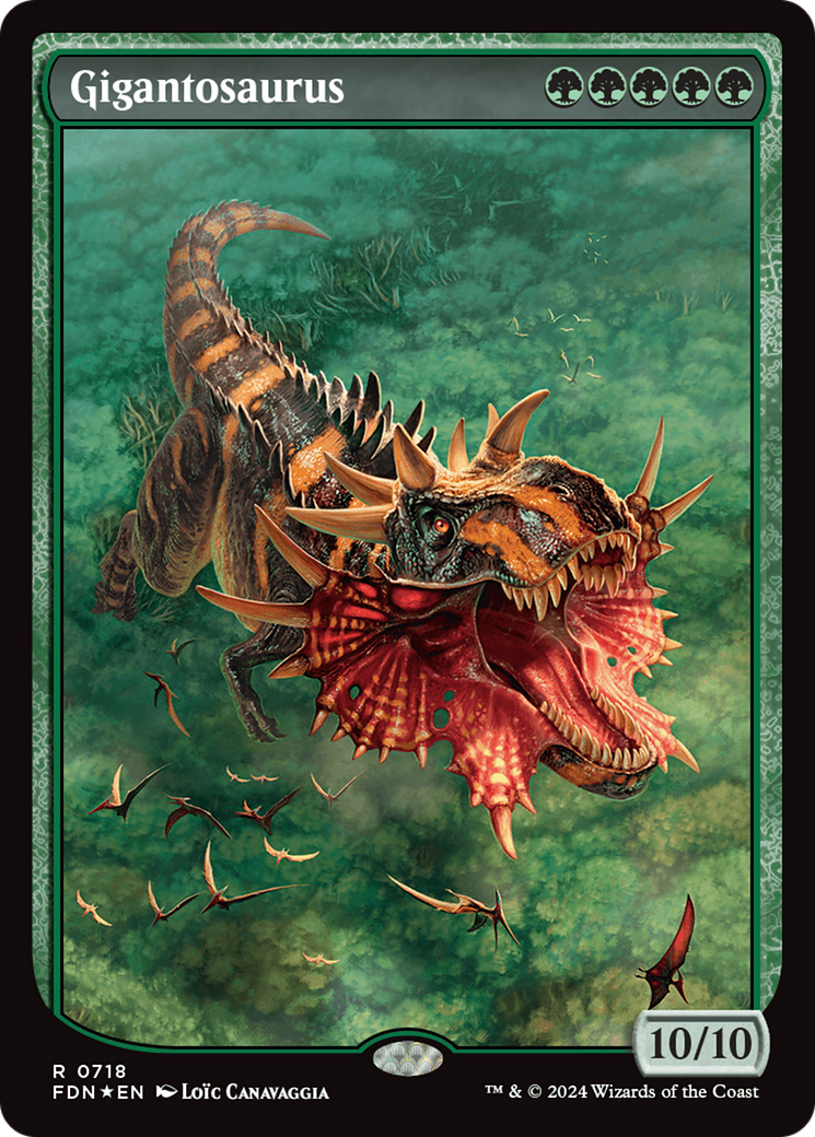 Magic: The Gathering - Gigantosaurus Foil - Foundations