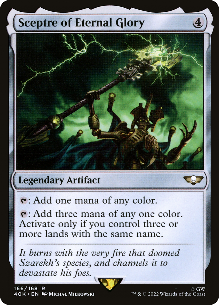 Magic: The Gathering - Sceptre of Eternal Glory - Warhammer 40000 Commander