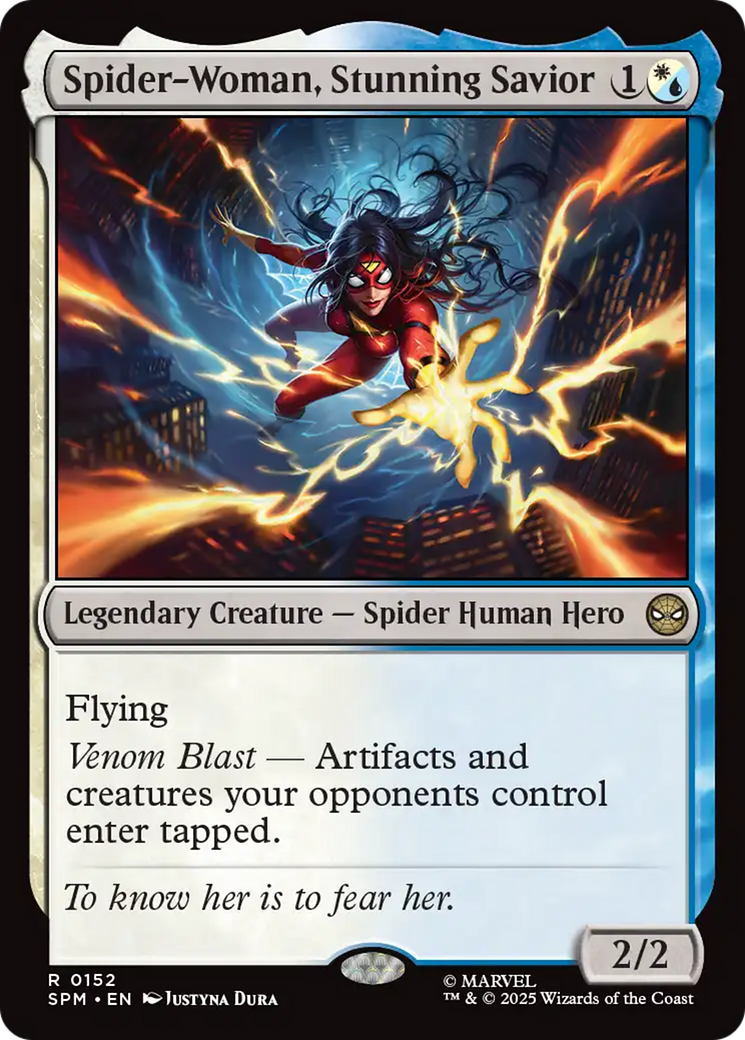 Magic: The Gathering - Spider-Woman, Stunning Savior Foil - Marvel's Spider-Man