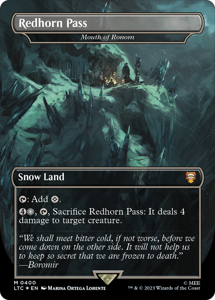 Magic: The Gathering - Mouth of Ronom Foil - Tales of Middle-earth Commander