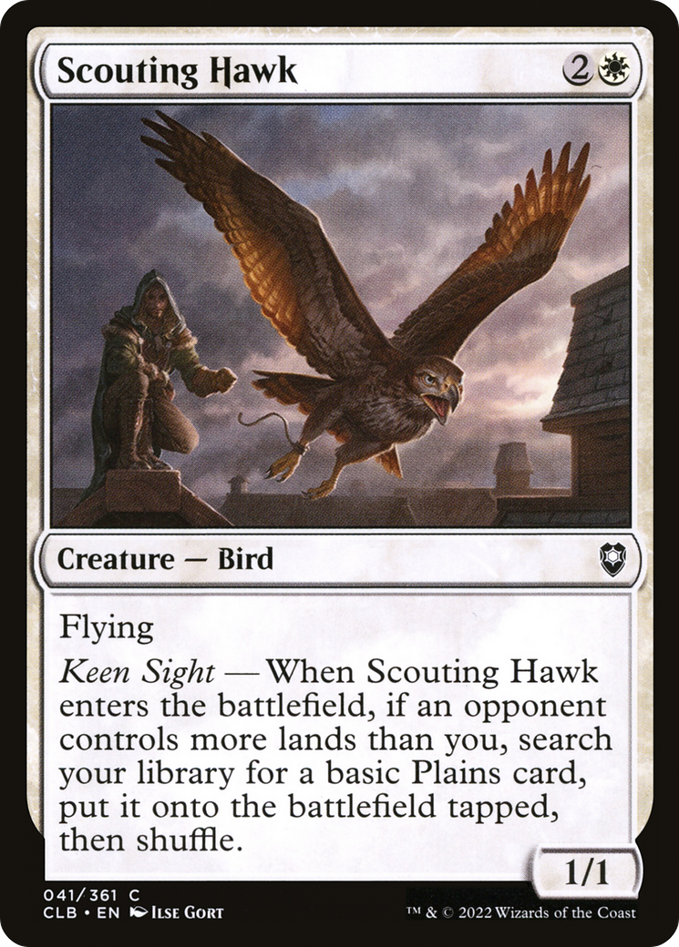 Magic: The Gathering - Scouting Hawk - Commander Legends: Battle for Baldur's Gate