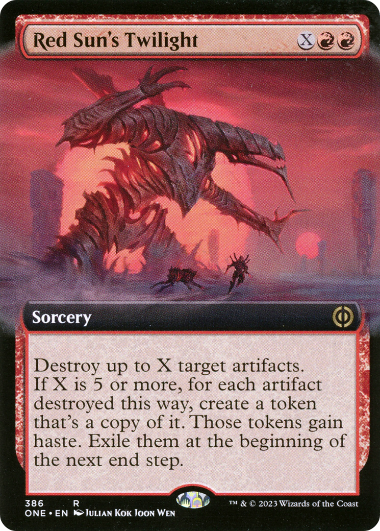 Magic: The Gathering - Red Sun's Twilight Foil - Phyrexia: All Will Be One