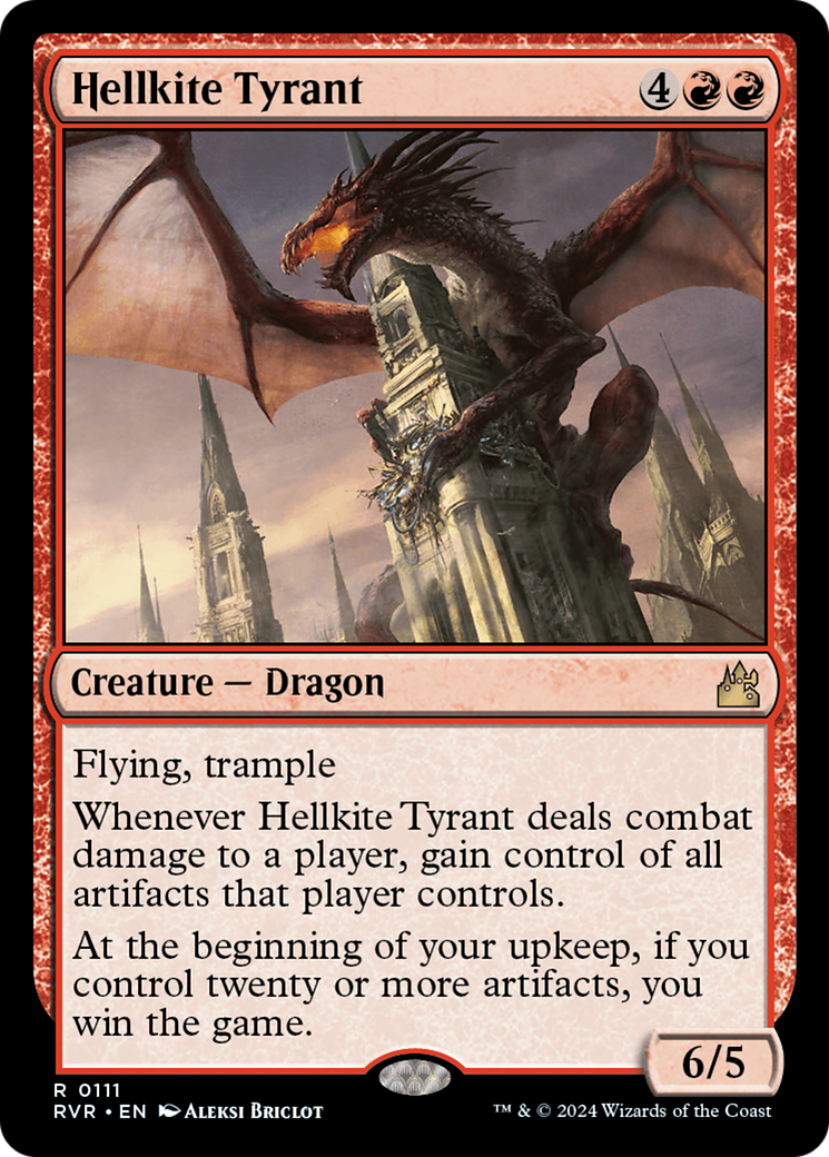 Magic: The Gathering - Hellkite Tyrant - Ravnica Remastered