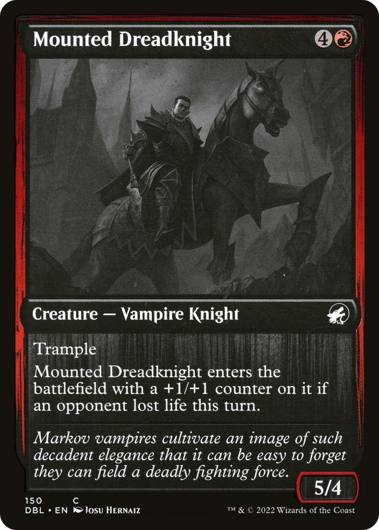 Magic: The Gathering - Mounted Dreadknight - Innistrad: Double Feature