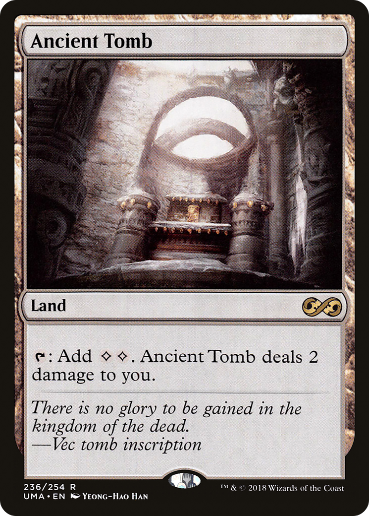 Magic: The Gathering - Ancient Tomb Foil - Ultimate Masters