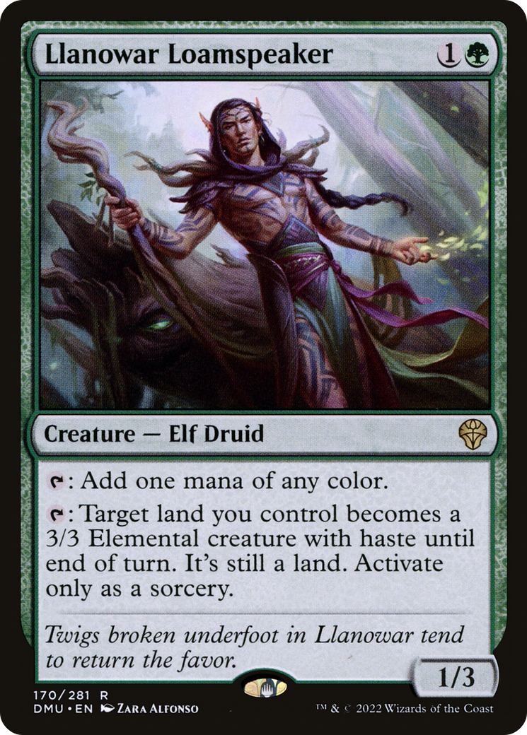 Magic: The Gathering - Llanowar Loamspeaker Foil - Dominaria United