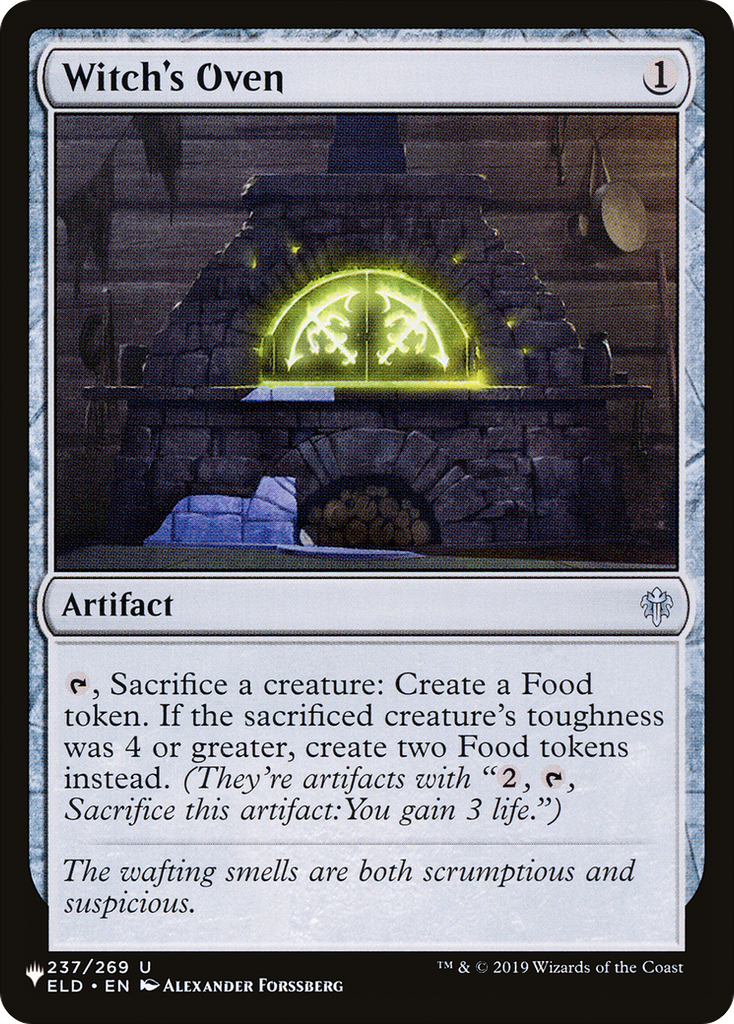 Magic: The Gathering - Witch's Oven - The List