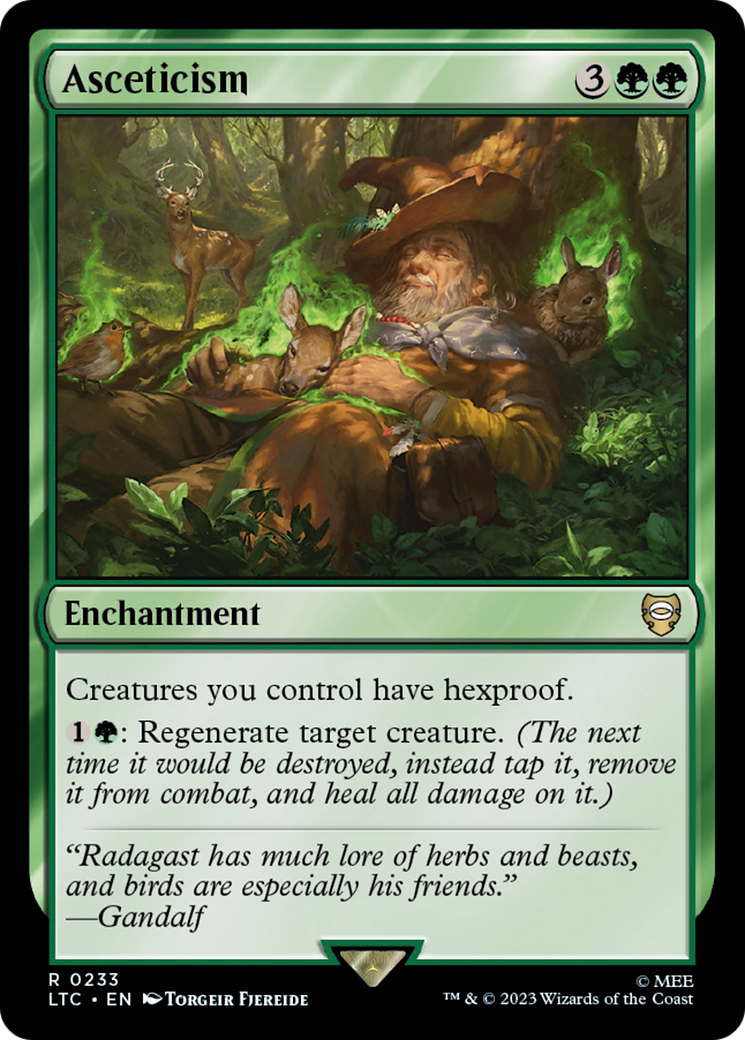 Magic: The Gathering - Asceticism - Tales of Middle-earth Commander