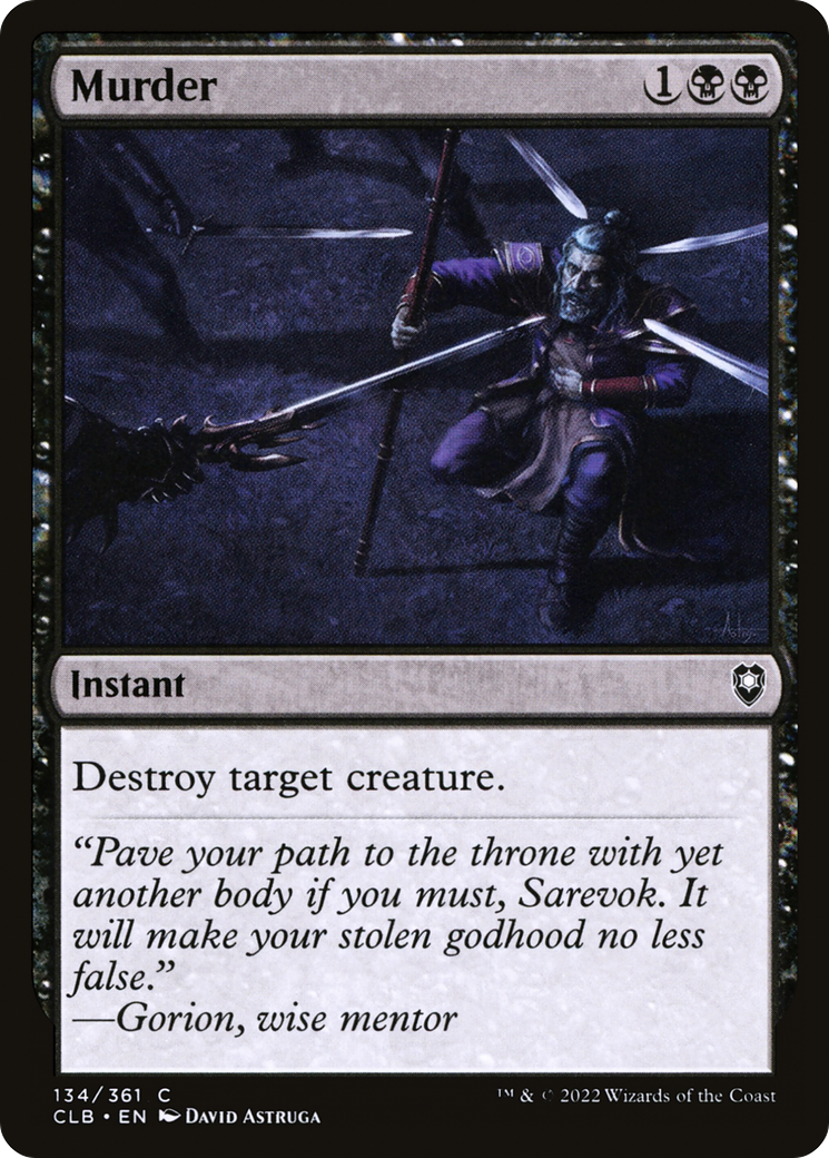 Magic: The Gathering - Murder - Commander Legends: Battle for Baldur's Gate