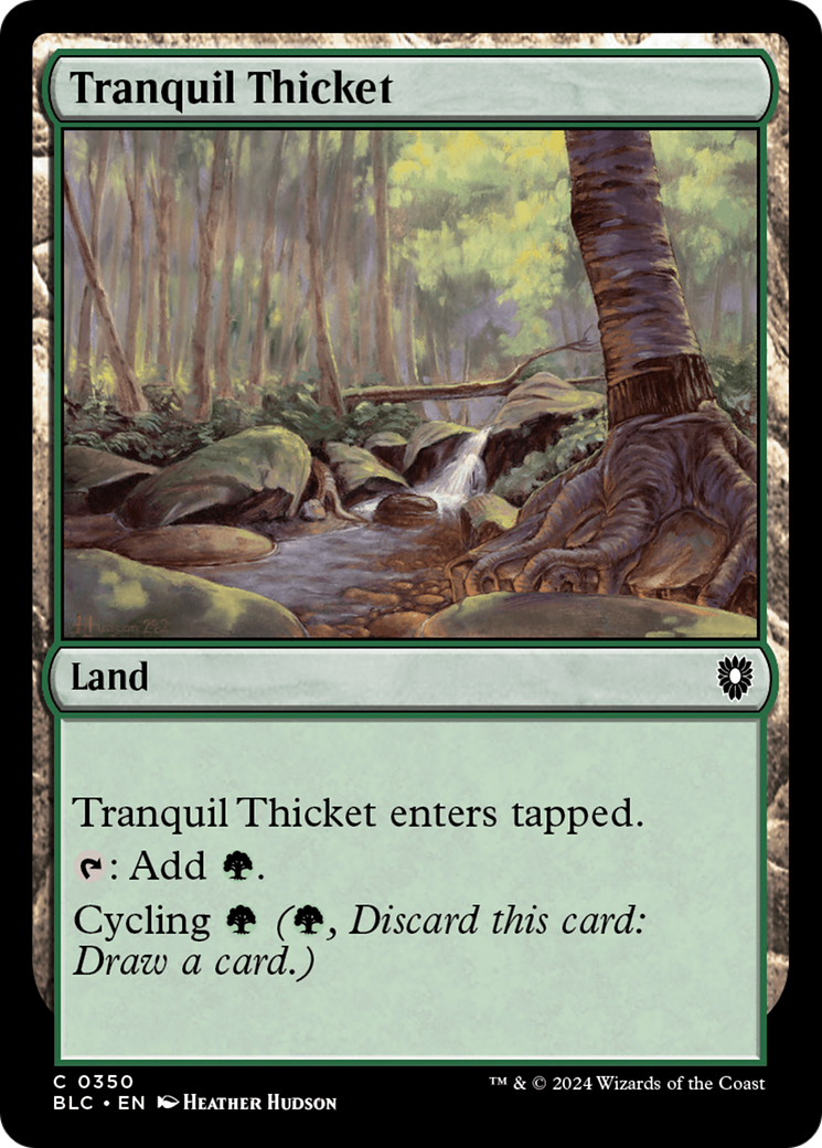 Magic: The Gathering - Tranquil Thicket - Bloomburrow Commander