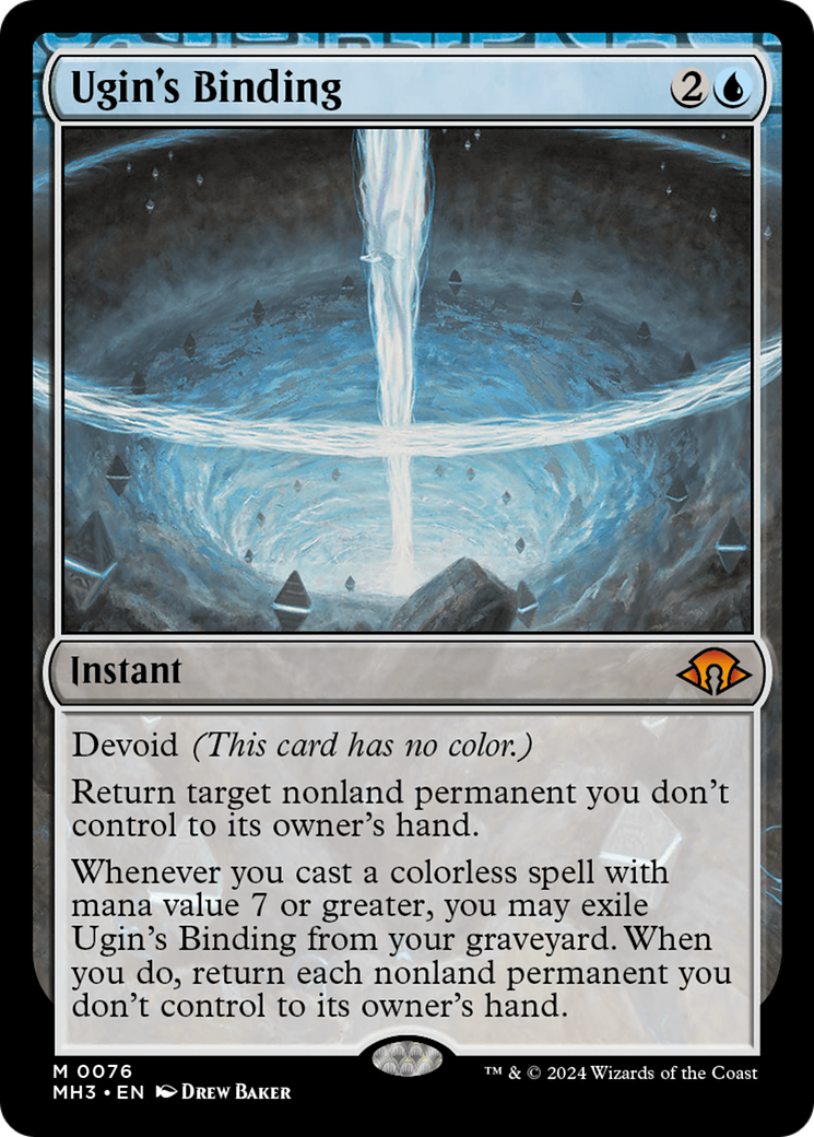 Magic: The Gathering - Ugin's Binding Foil - Modern Horizons 3