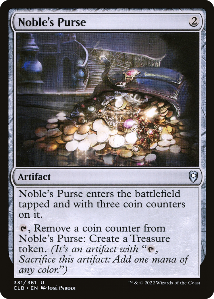 Magic: The Gathering - Noble's Purse - Commander Legends: Battle for Baldur's Gate