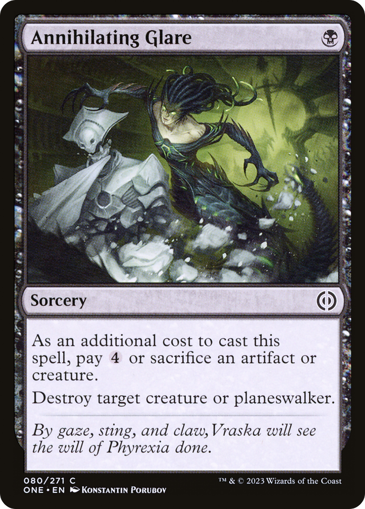 Magic: The Gathering - Annihilating Glare Foil - Phyrexia: All Will Be One
