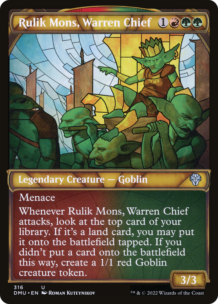 Magic: The Gathering - Rulik Mons, Warren Chief Foil - Dominaria United
