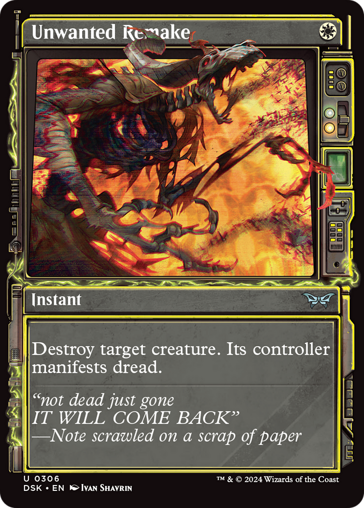 Magic: The Gathering - Unwanted Remake Foil - Duskmourn: House of Horror
