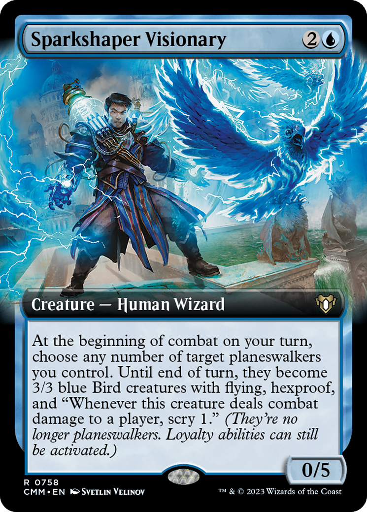Magic: The Gathering - Sparkshaper Visionary - Commander Masters
