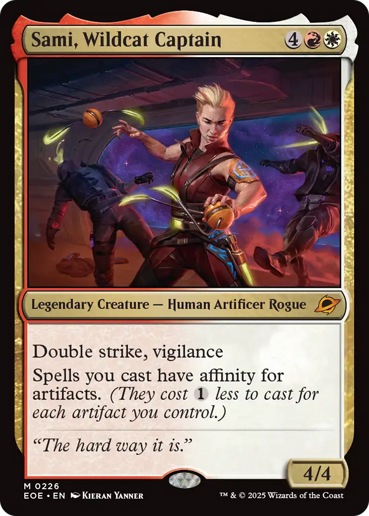 Magic: The Gathering - Sami, Wildcat Captain Foil - Edge of Eternities