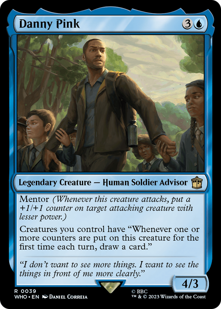 Magic: The Gathering - Danny Pink Foil - Doctor Who