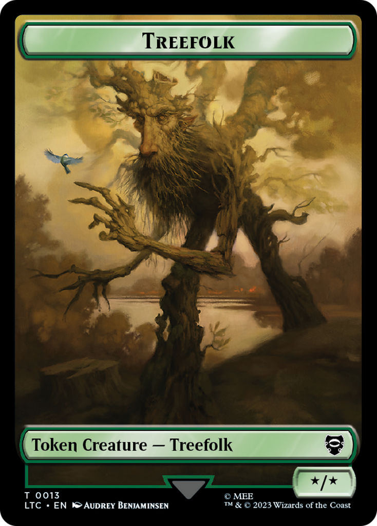 Magic: The Gathering - Treefolk Token - Tales of Middle-earth Commander Tokens