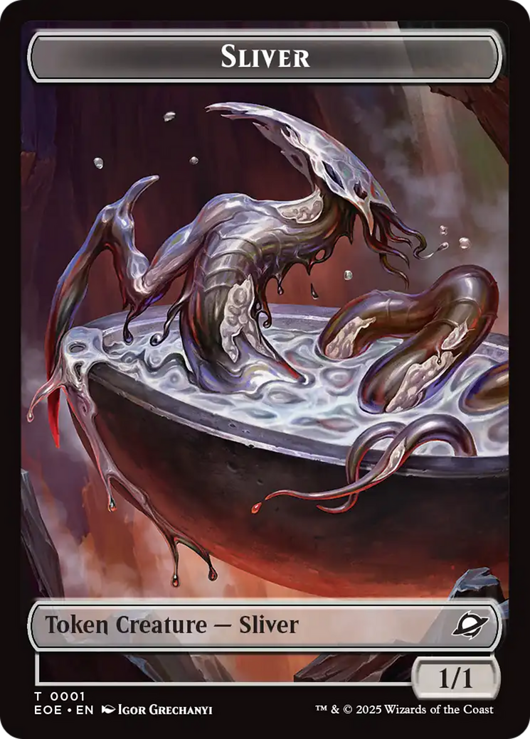 Magic: The Gathering - Sliver Token - Edge of Eternities Tokens