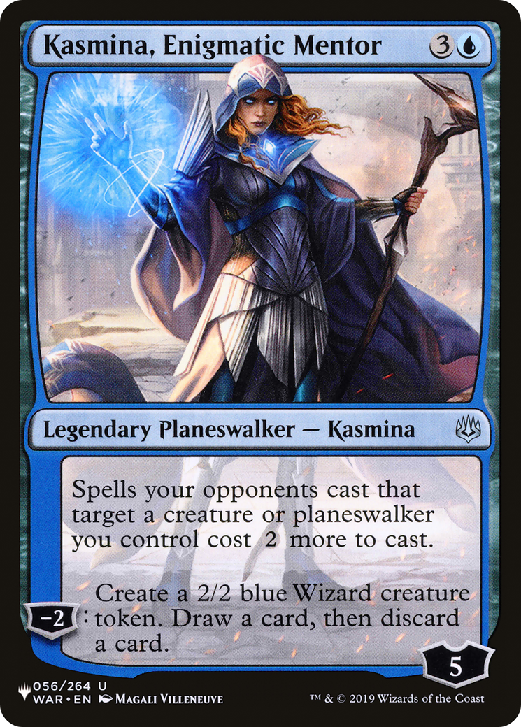 Magic: The Gathering - Kasmina, Enigmatic Mentor - The List