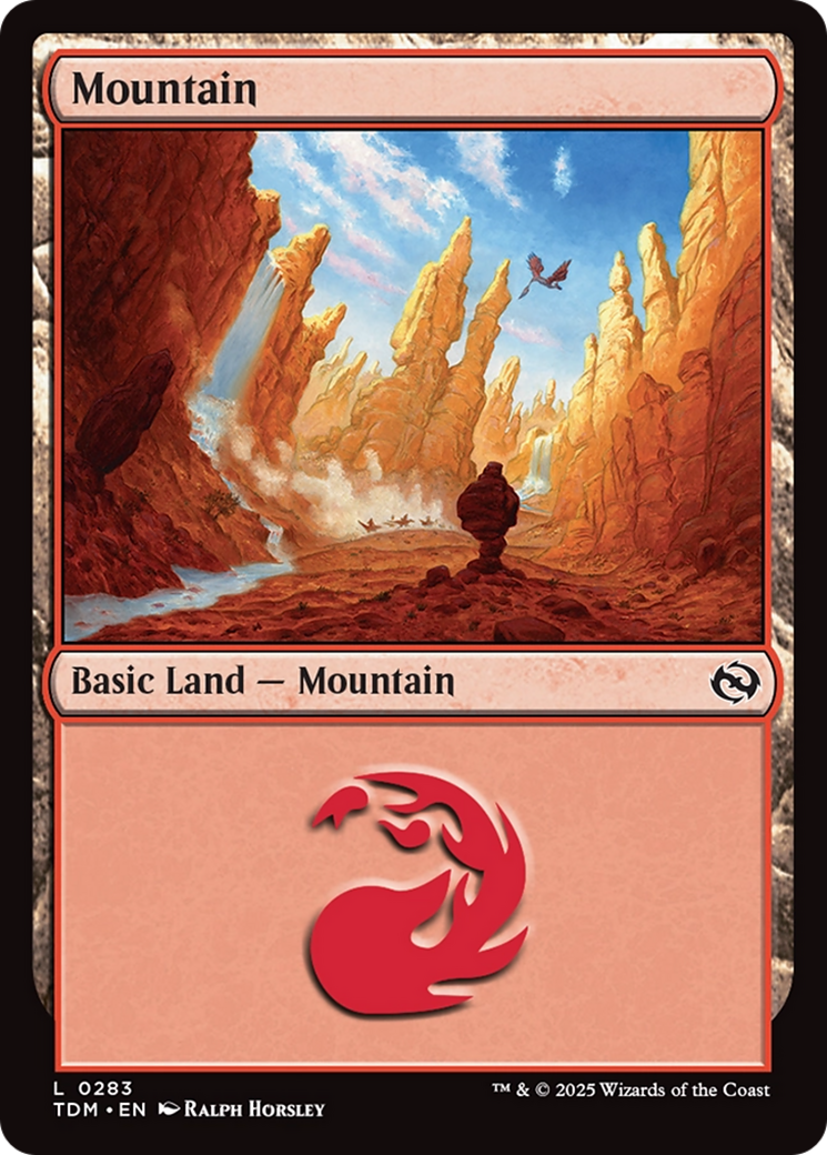Magic: The Gathering - Mountain #283 Foil - Tarkir: Dragonstorm