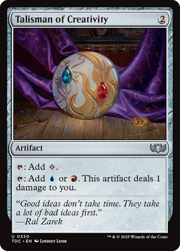 Magic: The Gathering - Talisman of Creativity - Tarkir: Dragonstorm Commander
