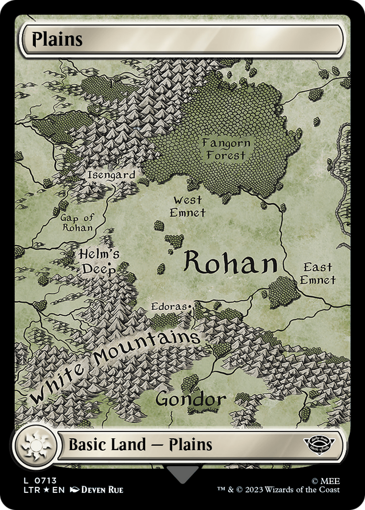 Magic: The Gathering - Plains #713 Foil - The Lord of the Rings: Tales of Middle-earth