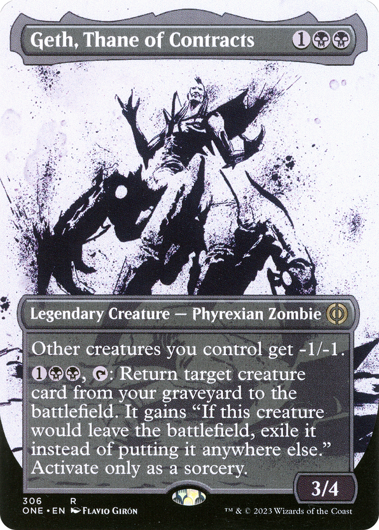 Magic: The Gathering - Geth, Thane of Contracts Foil - Phyrexia: All Will Be One