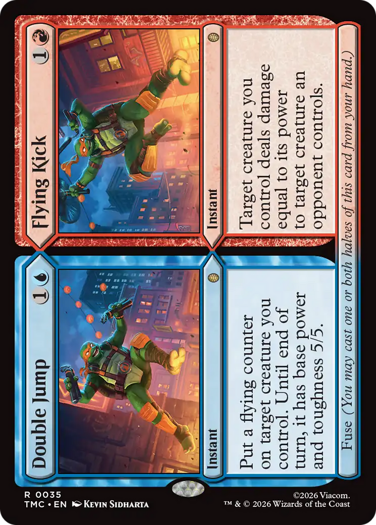 Magic: The Gathering - Double Jump // Flying Kick - Teenage Mutant Ninja Turtles Eternal