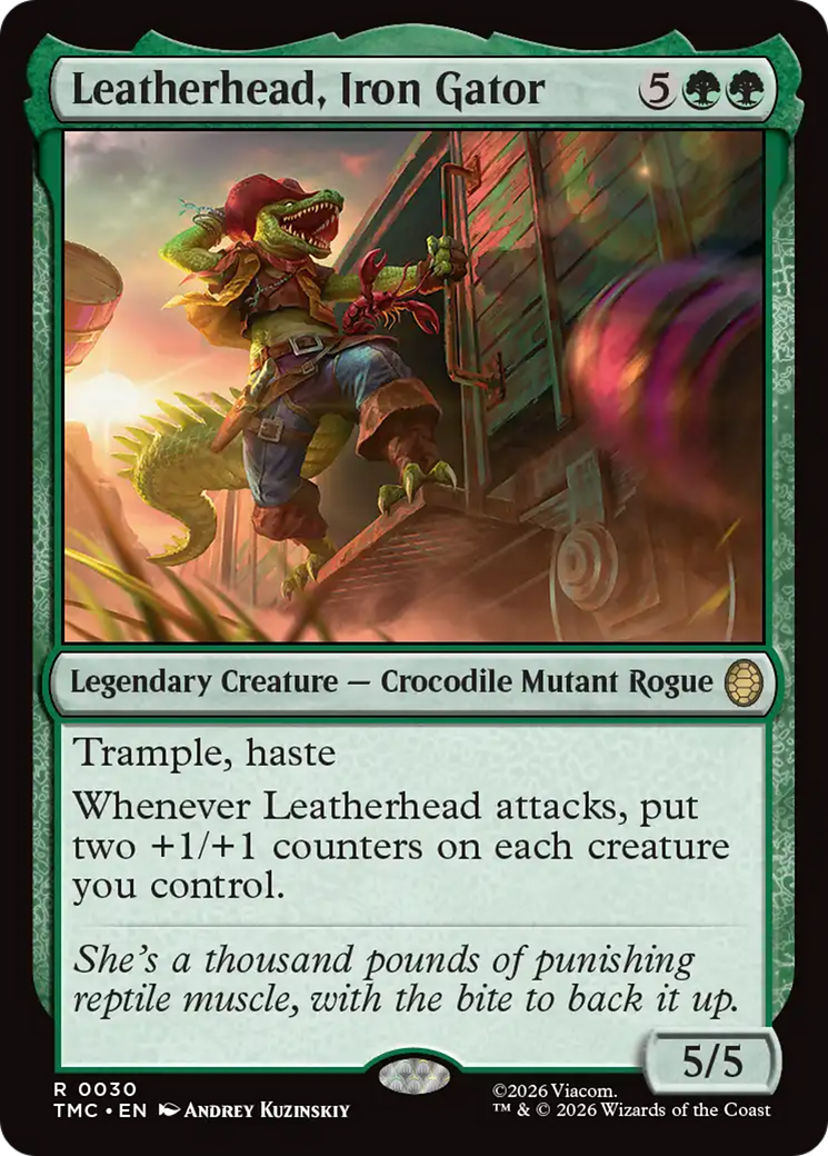 Magic: The Gathering - Leatherhead, Iron Gator - Teenage Mutant Ninja Turtles Eternal