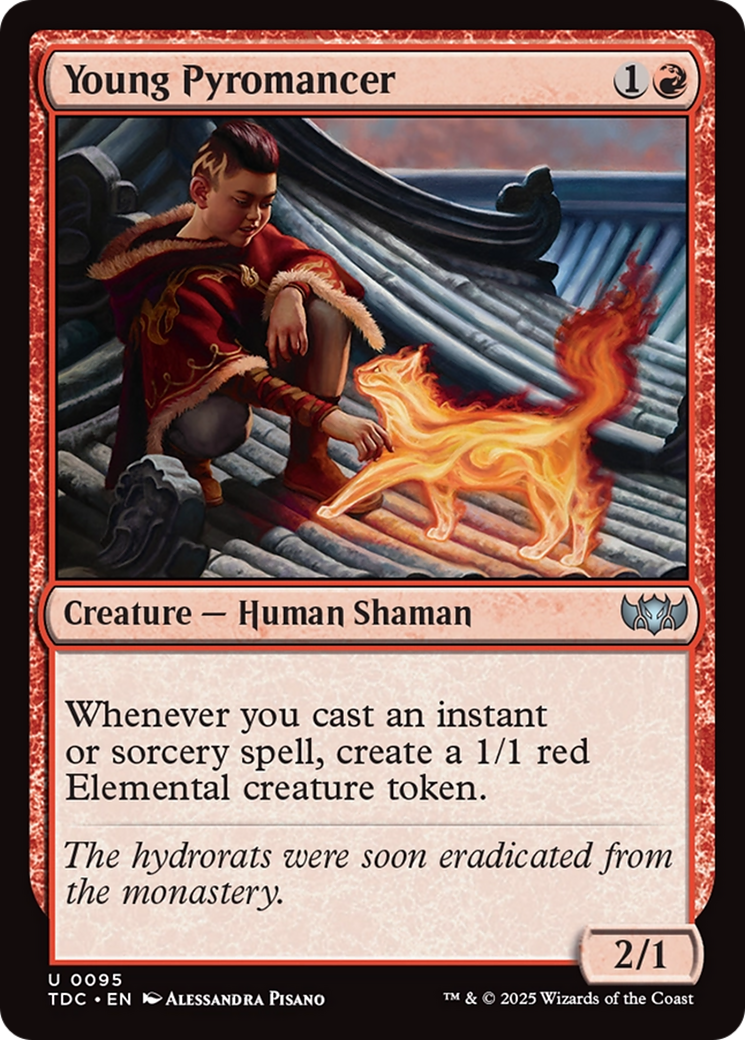 Magic: The Gathering - Young Pyromancer - Tarkir: Dragonstorm Commander