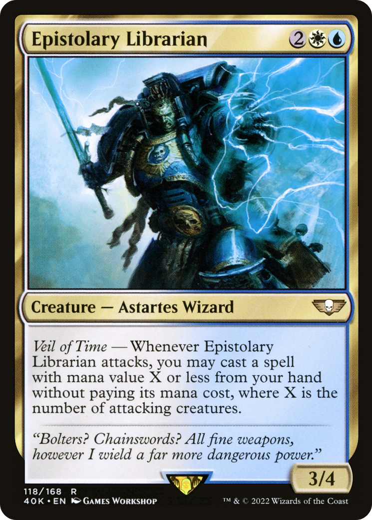Magic: The Gathering - Epistolary Librarian - Warhammer 40000 Commander