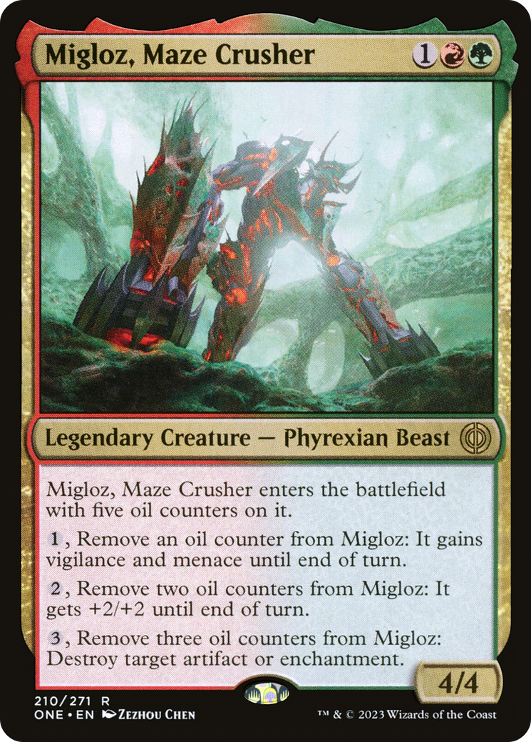 Magic: The Gathering - Migloz, Maze Crusher - Phyrexia: All Will Be One