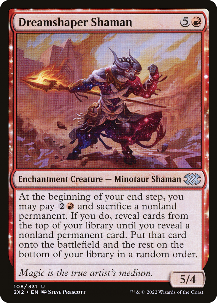 Magic: The Gathering - Dreamshaper Shaman Foil - Double Masters 2022