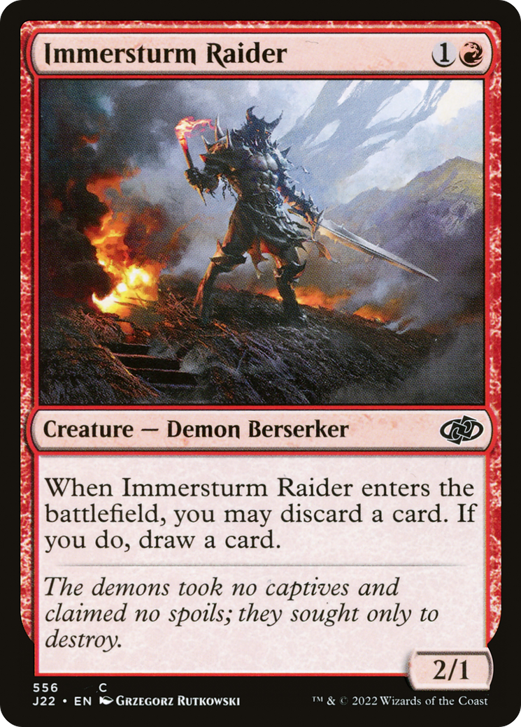 Magic: The Gathering - Immersturm Raider - Jumpstart 2022