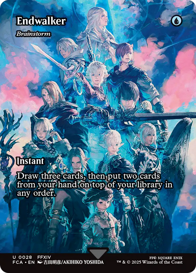 Magic: The Gathering - Brainstorm Foil - Final Fantasy: Through the Ages