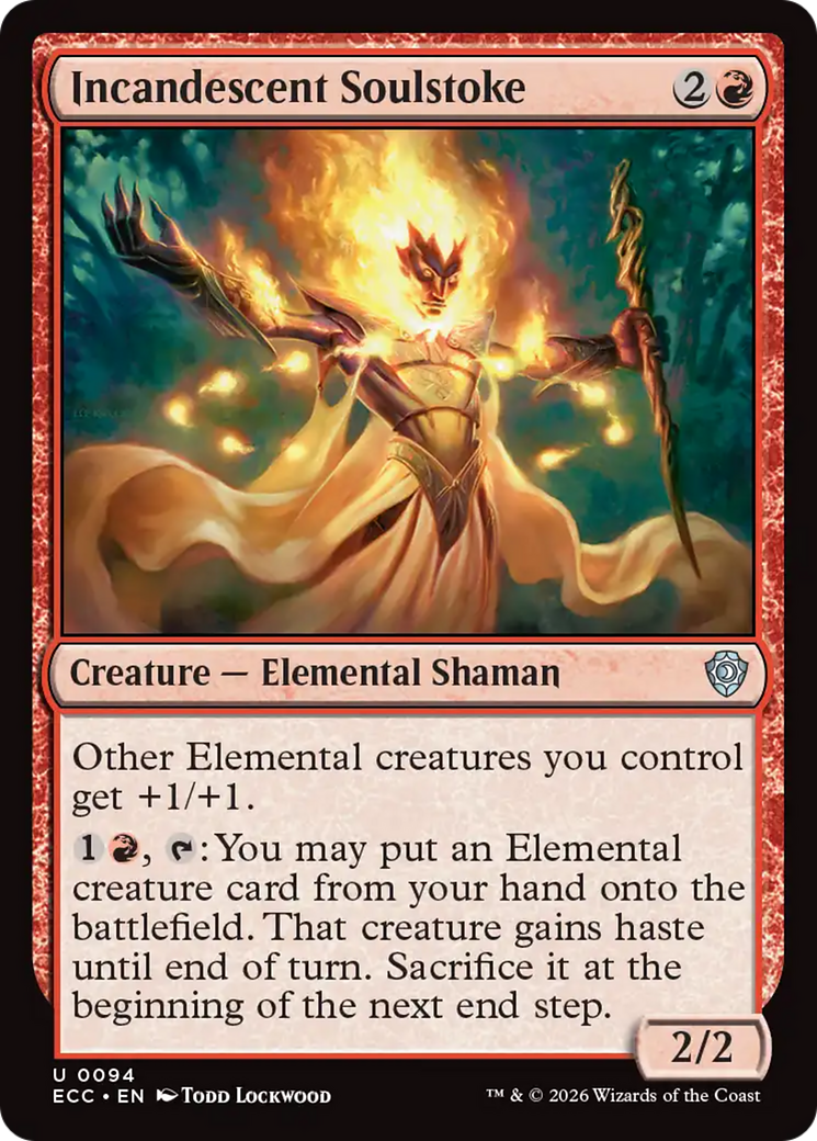 Magic: The Gathering - Incandescent Soulstoke - Lorwyn Eclipsed Commander