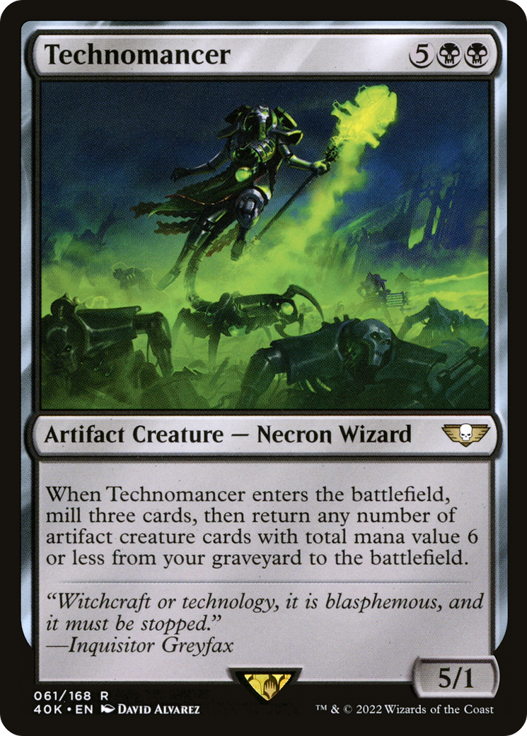 Magic: The Gathering - Technomancer - Warhammer 40000 Commander