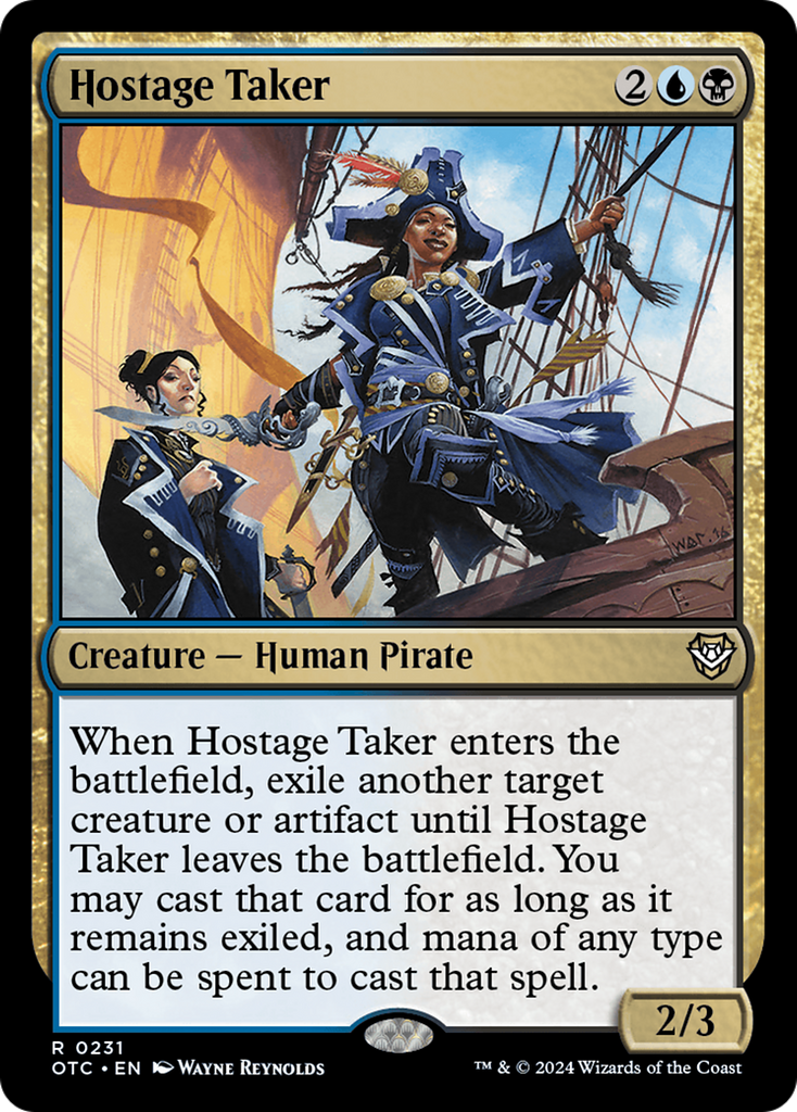 Magic: The Gathering - Hostage Taker - Outlaws of Thunder Junction Commander