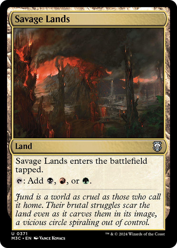 Magic: The Gathering - Savage Lands - Modern Horizons 3 Commander