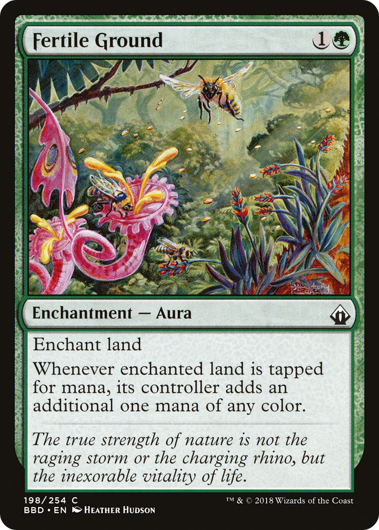 Magic: The Gathering - Fertile Ground Foil - Battlebond