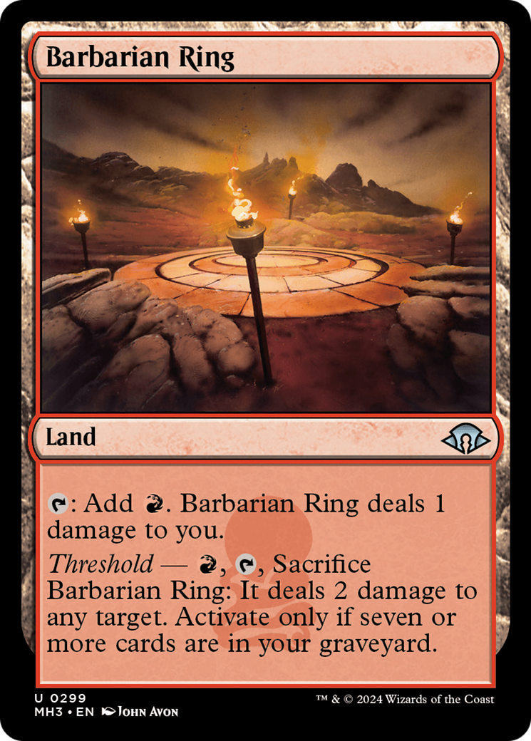 Magic: The Gathering - Barbarian Ring Foil - Modern Horizons 3