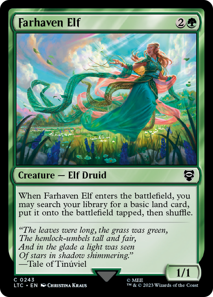 Magic: The Gathering - Farhaven Elf - Tales of Middle-earth Commander