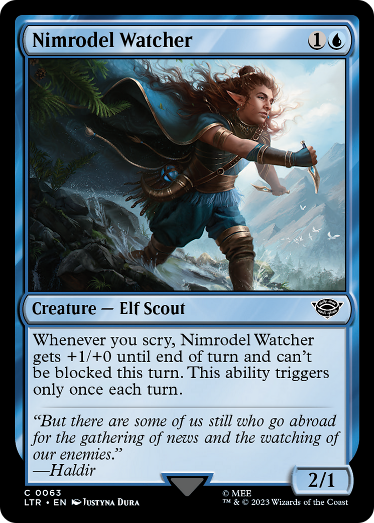 Magic: The Gathering - Nimrodel Watcher - The Lord of the Rings: Tales of Middle-earth