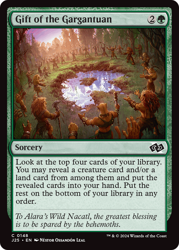Magic: The Gathering - Gift of the Gargantuan - Foundations Jumpstart