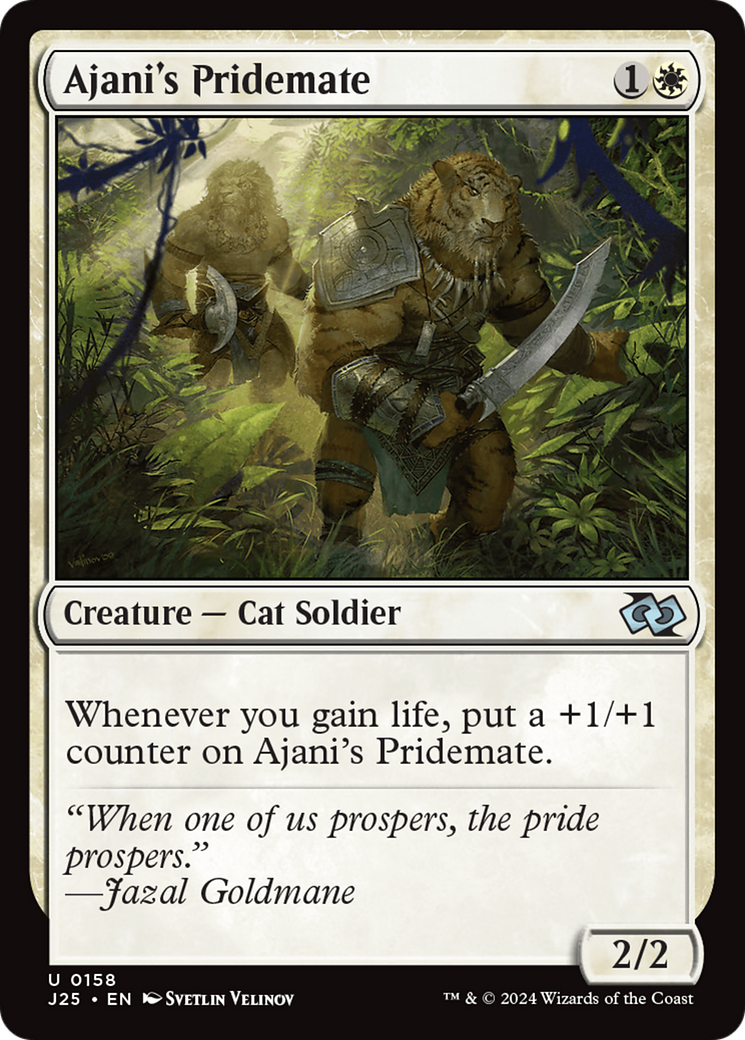 Magic: The Gathering - Ajani's Pridemate - Foundations Jumpstart