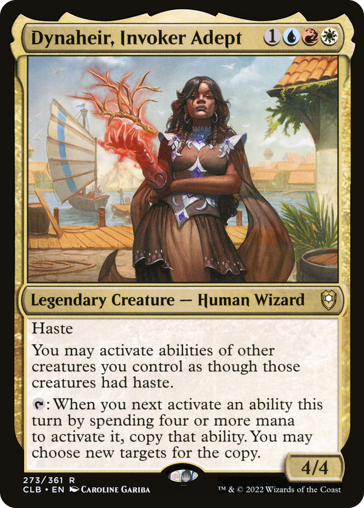 Magic: The Gathering - Dynaheir, Invoker Adept - Commander Legends: Battle for Baldur's Gate